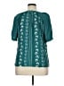 Daniel Rainn 100% Rayon Teal Short Sleeve Blouse Size XL - photo 2