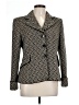 Armani Collezioni Chevron-herringbone Gold Blazer Size 12 - photo 1
