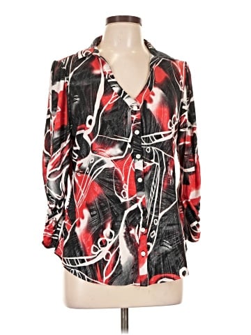 Peter Nygard Long Sleeve Blouse (view 1)
