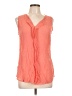 Perseption Concept Orange Sleeveless Blouse Size L - photo 1