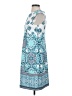 Studio One Print Blue Cocktail Dress Size 4 - photo 5
