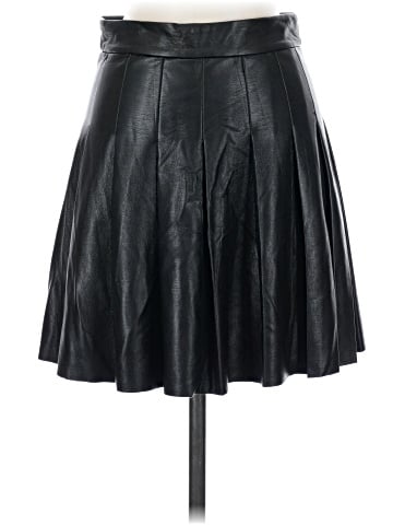 Sunday Best Faux Leather Skirt (view 1)