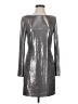 Gianni Bini Metallic Silver Cocktail Dress Size S - photo 1