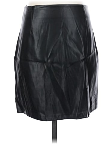 Zara Faux Leather Skirt (view 1)