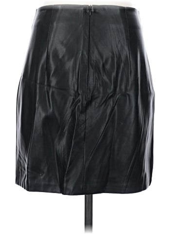 Zara Faux Leather Skirt (view 2)