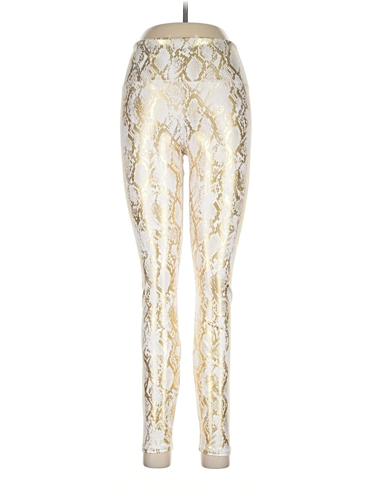 Pre-owned Fabletics Leggings In Ivory