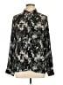 Covington 100% Polyester Print Black Long Sleeve Blouse Size L - photo 1