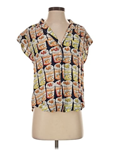52 Conversations by Anthropologie Short Sleeve Blouse (view 1)