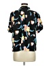Levi's 100% Viscose Tropical Black Short Sleeve Blouse Size M - photo 2