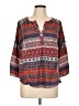 19 Cooper Red 3/4 Sleeve Blouse Size L - photo 1