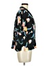 Levi's 100% Viscose Tropical Black Short Sleeve Blouse Size M - photo 4