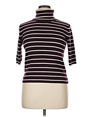 Madewell Ribbed Turtleneck Tee in Merino Wool (view 1)