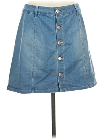 Celebrity Pink Denim Skirt (view 1)