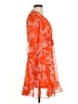 Taylor 100% Polyester Orange Casual Dress Size 6 - photo 4