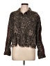 Vintage Havana 100% Cotton Animal Print Brown Jacket Size L - photo 1