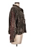 Vintage Havana 100% Cotton Animal Print Brown Jacket Size L - photo 4