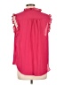 T Tahari 100% Polyester Pink Sleeveless Blouse Size L - photo 2