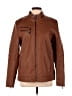 American Breed 100% Leather Solid Brown Leather Jacket Size M - photo 1