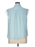 Calvin Klein Blue Sleeveless Blouse Size XL - photo 2