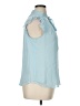 Calvin Klein Blue Sleeveless Blouse Size XL - photo 4