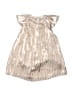 Baby Gap 100% Polyester Metallic Silver Dress Size 4 - photo 1