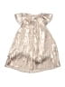 Baby Gap 100% Polyester Metallic Silver Dress Size 4 - photo 2