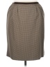 Unbranded 100% Polyester Houndstooth Brown Formal Skirt Size 14 (petite) - photo 1
