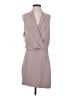 Babaton 100% Polyester Solid Pink Gray Casual Dress Size 4 - photo 1