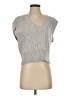 Pink Rose Silver Sweater Vest Size S - photo 1