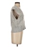 Pink Rose Silver Sweater Vest Size S - photo 4