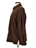 Classic Elements Solid Brown Long Sleeve Blouse Size L - photo 5