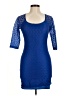 Bebop 100% Polyester Blue Cocktail Dress Size M - photo 1