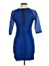 Bebop 100% Polyester Blue Cocktail Dress Size M - photo 2