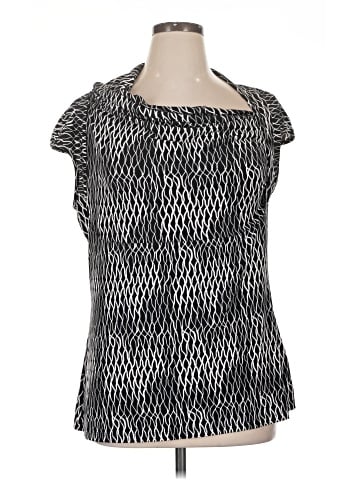 Worthington Short Sleeve Blouse (view 1)