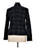 Merona Plaid Black Blazer Size 16 - photo 2