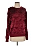 Zara W&B Collection Print Burgundy Pullover Sweater Size S - photo 1