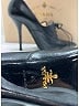 Prada 100% Leather Black Heels Size EU 38 - photo 6