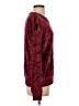 Zara W&B Collection Print Burgundy Pullover Sweater Size S - photo 4