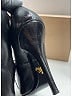 Prada 100% Leather Black Heels Size EU 38 - photo 3