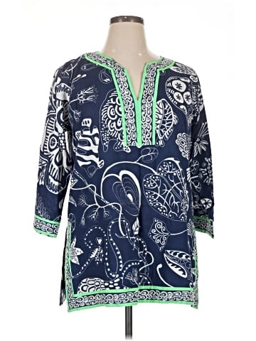 Gretchen Scott Designs 3/4 Sleeve Blouse (view 1)