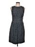 Shoshanna Tweed Blue Gray Cocktail Dress Size 10 - photo 1