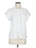 Orvis Solid White Short Sleeve Blouse Size M - photo 1