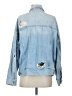 Free People 100% Cotton Stars Blue Denim Jacket Size S - photo 2