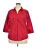 Riders by Lee Red 3/4 Sleeve Button-Down Shirt Size XXL - photo 1