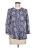 Akemi + Kin 100% Viscose Blue 3/4 Sleeve Blouse Size M - photo 1