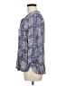 Akemi + Kin 100% Viscose Blue 3/4 Sleeve Blouse Size M - photo 5