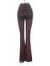 Lux Metallic Burgundy Casual Pants Size S - photo 2