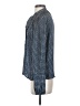 Patterson J. Kincaid 100% Polyester Blue Long Sleeve Blouse Size S - photo 5