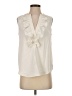 J.Crew 100% Polyester Ivory Sleeveless Blouse Size XS - photo 1
