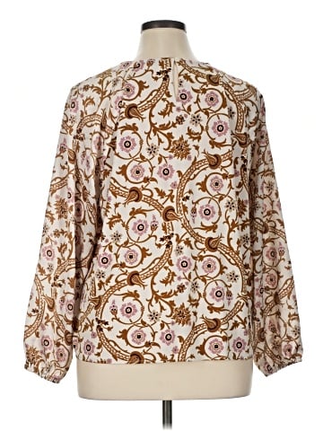 Ann Taylor Factory Long Sleeve Blouse (view 2)